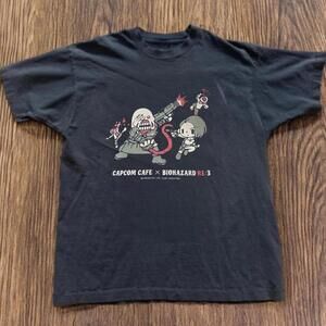 T-Shirt Capcom Cafe X Biohazard Re 3 Graphic Tee Reprint Shirt